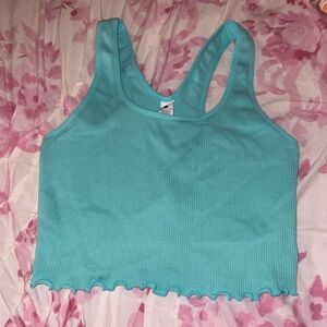 Tiffany blue tank top